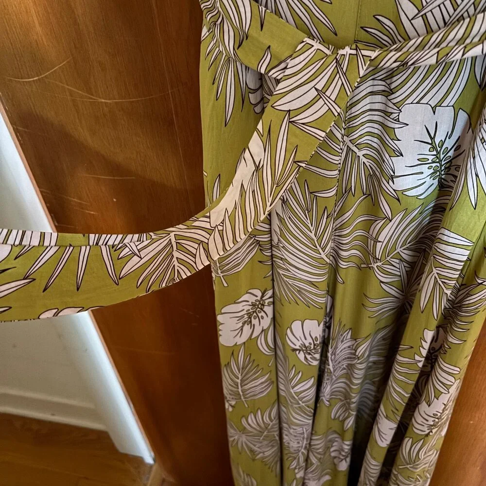 Collectif x Modcloth Expressive Essence Wide-Leg Jumpsuit Size XL - Picture 6 of 14